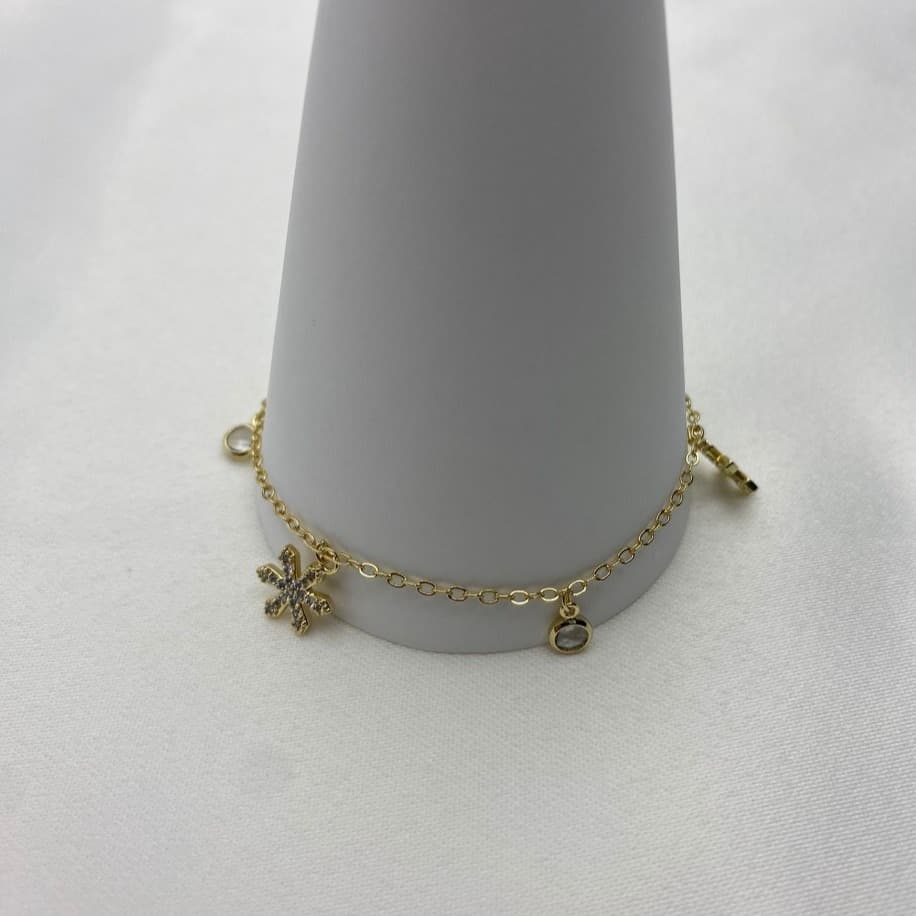 14k Xuping Kartanesi Taşlı Bileklik — büyük görsel